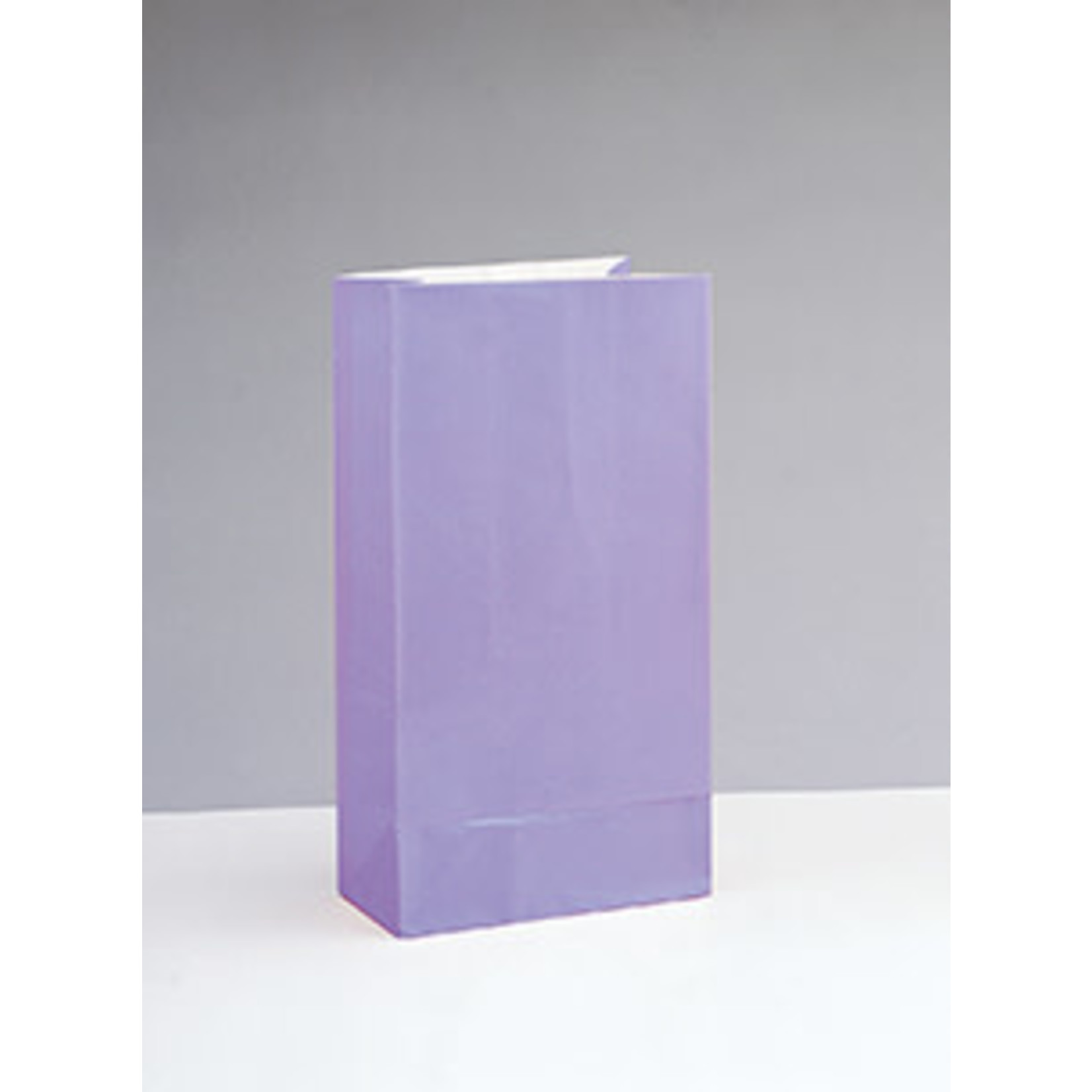 unique Lavender Paper Party Bags - 12ct.