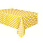 unique Sunflower Yellow Dots Tablecover - 54" X 108"