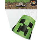 unique Minecraft Creeper Birthday Hats - 8 ct.