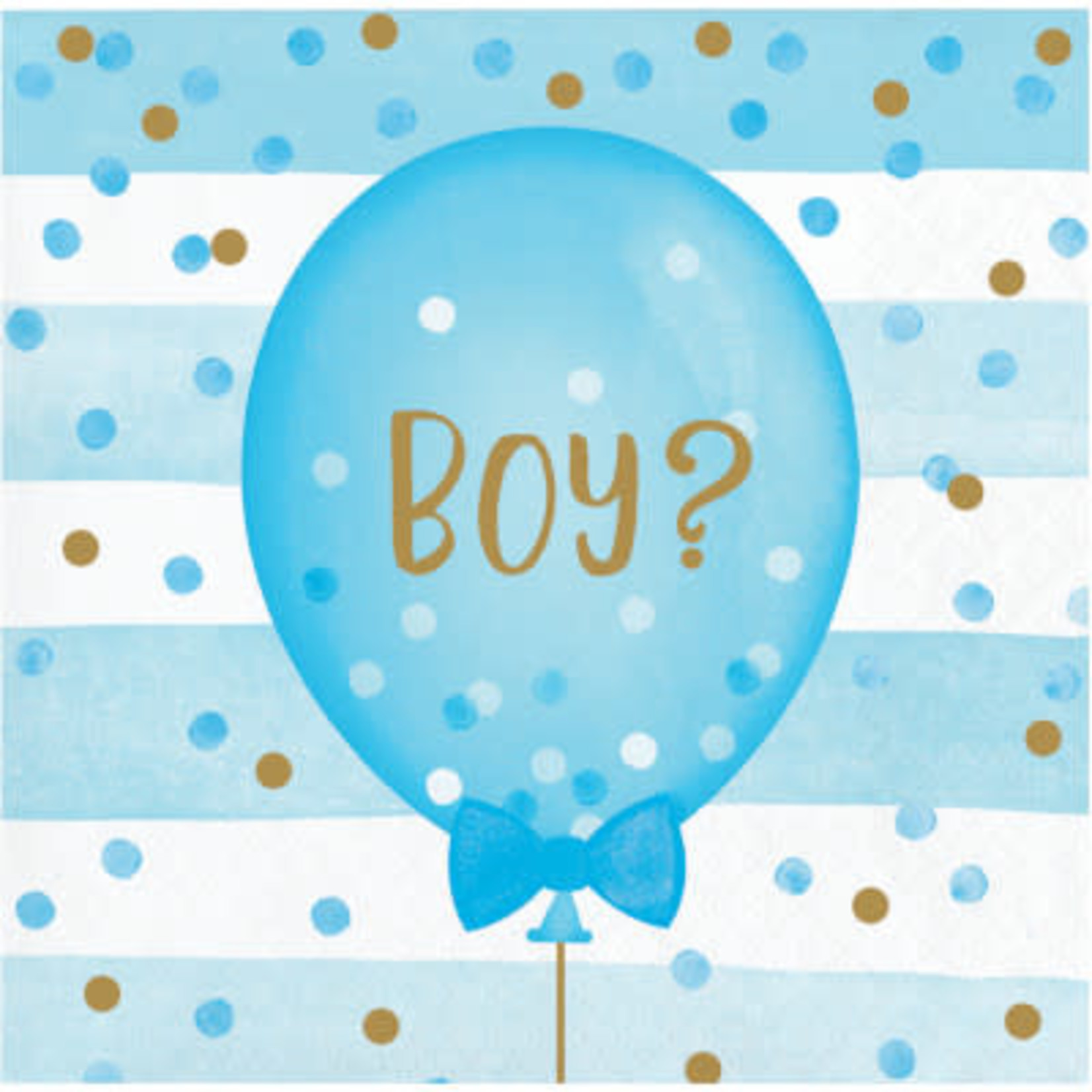 Creative Converting Gender Reveal Balloons Bev. Napkins - 16ct.