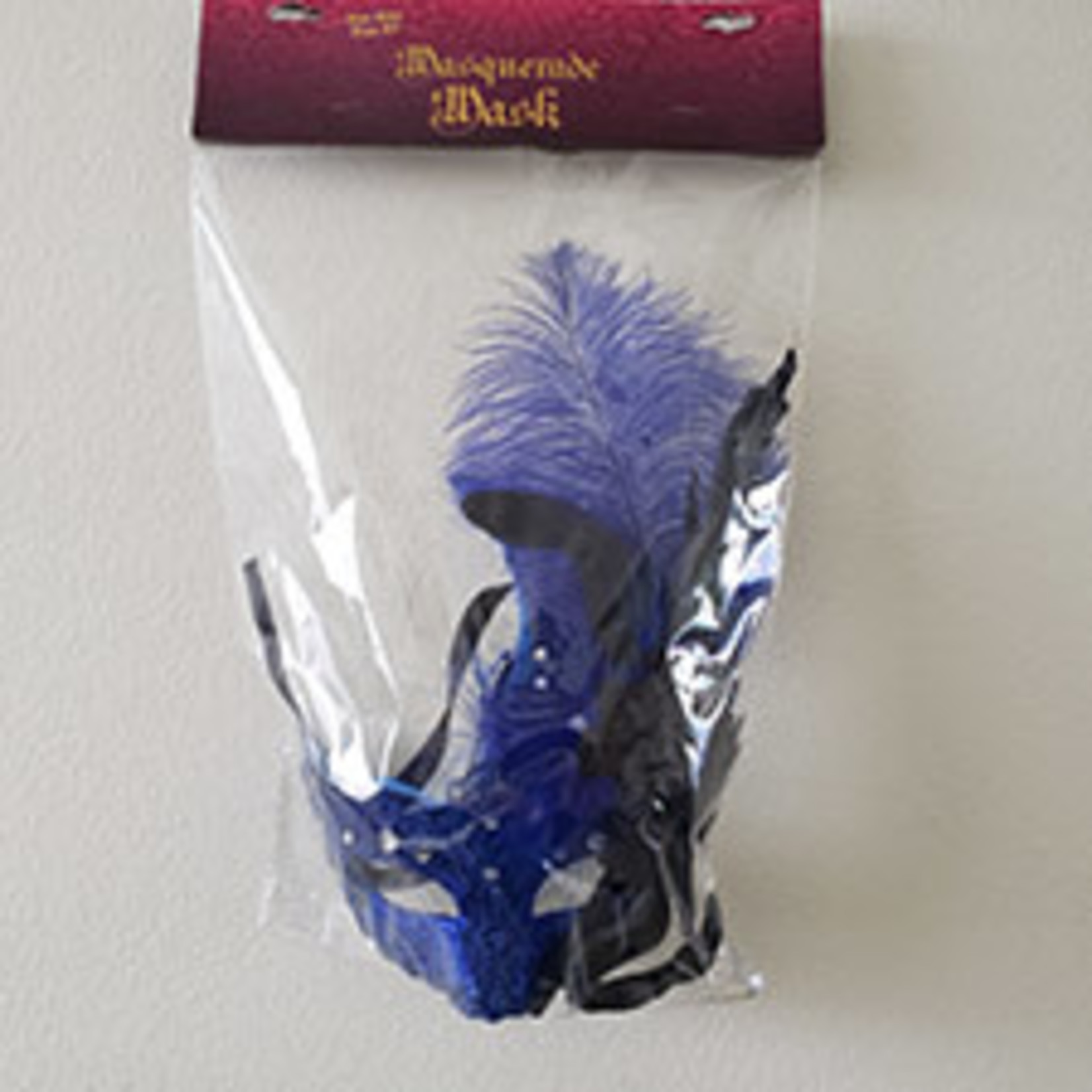 party club Half Face w/ Feather Masquerade Masks