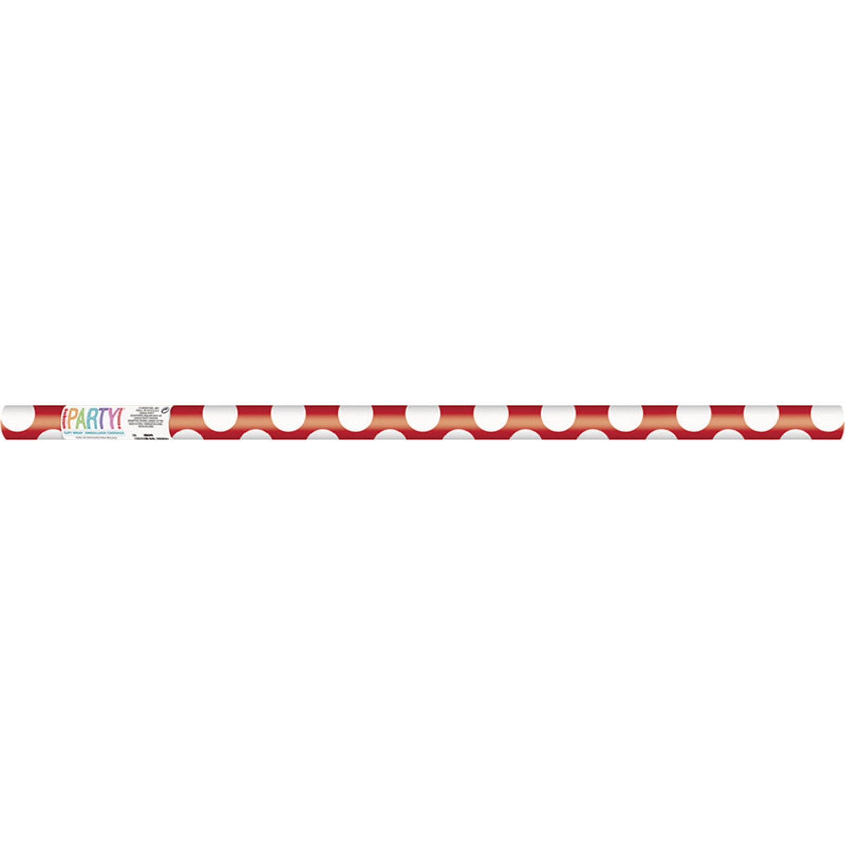 unique Ruby Red Dot Gift Wrap 30" x 5'
