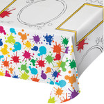 creative converting Art Party Tablecover - 54 x 96