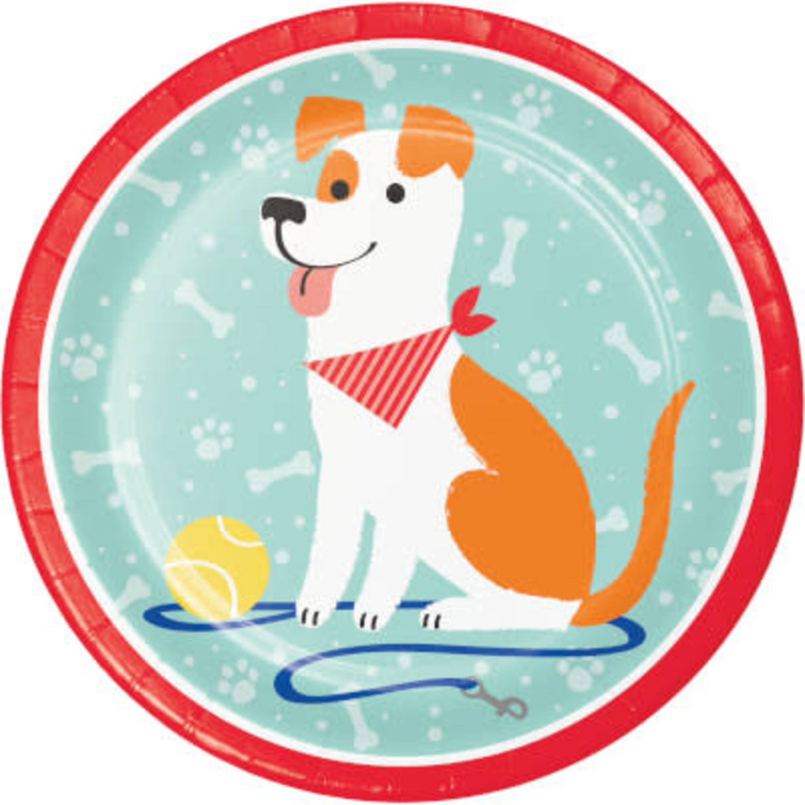 Creative Converting Dog Party 9" Plate - 8ct.