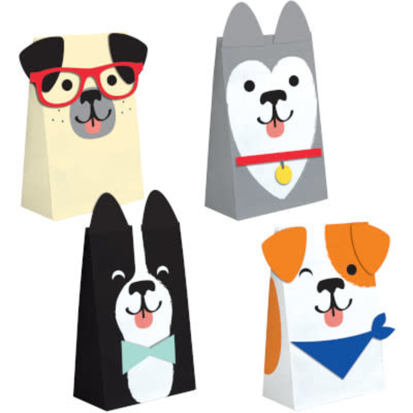 Party Animal Paper Treat Bags