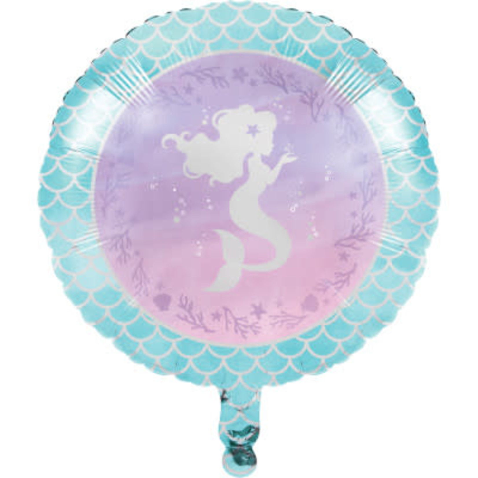 Creative Converting Mermaid Shine 18" Mylar - 1ct.