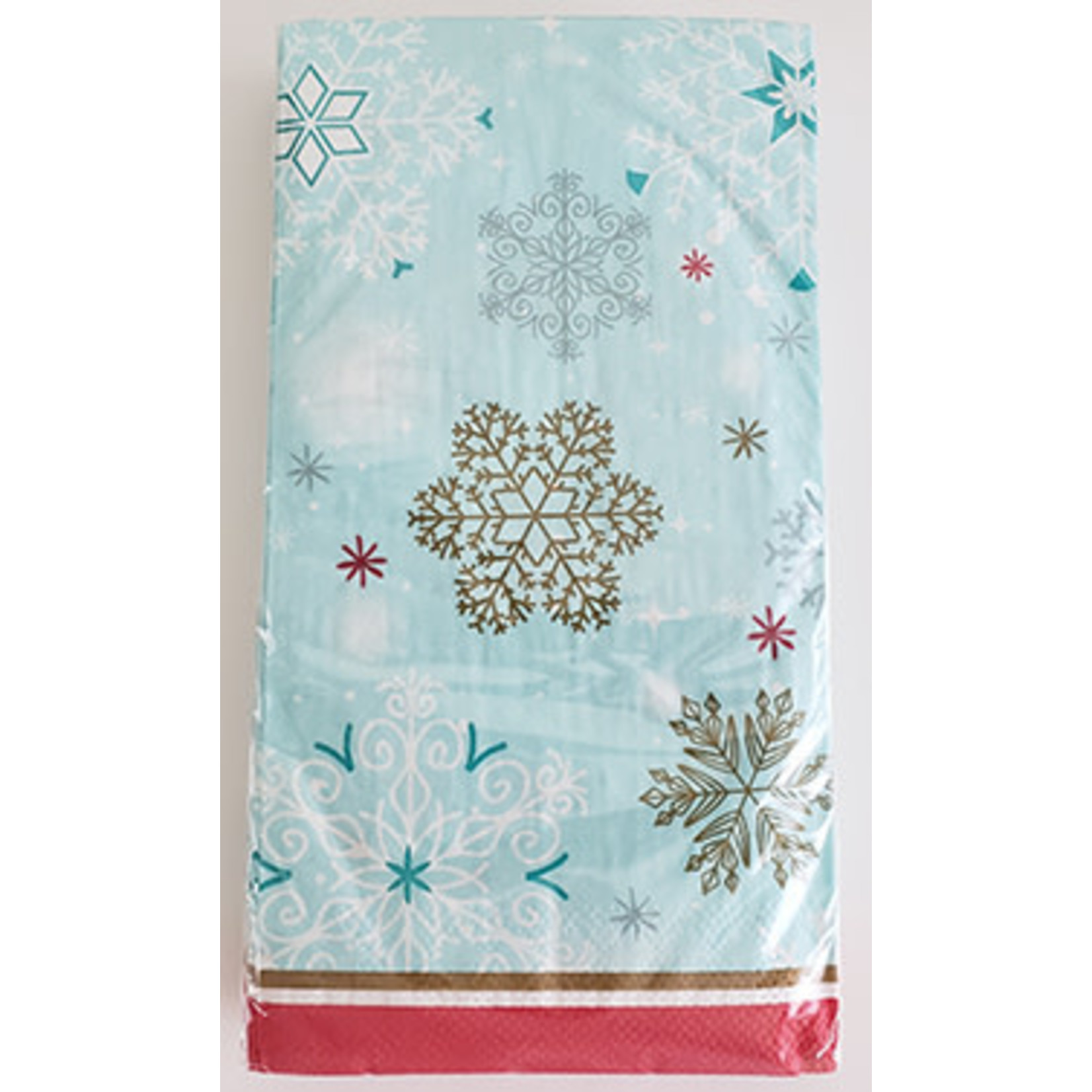 Frosty Snowflakes Guest Towels - 24ct