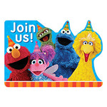 Amscan Sesame Street 2 Invites - 8ct.