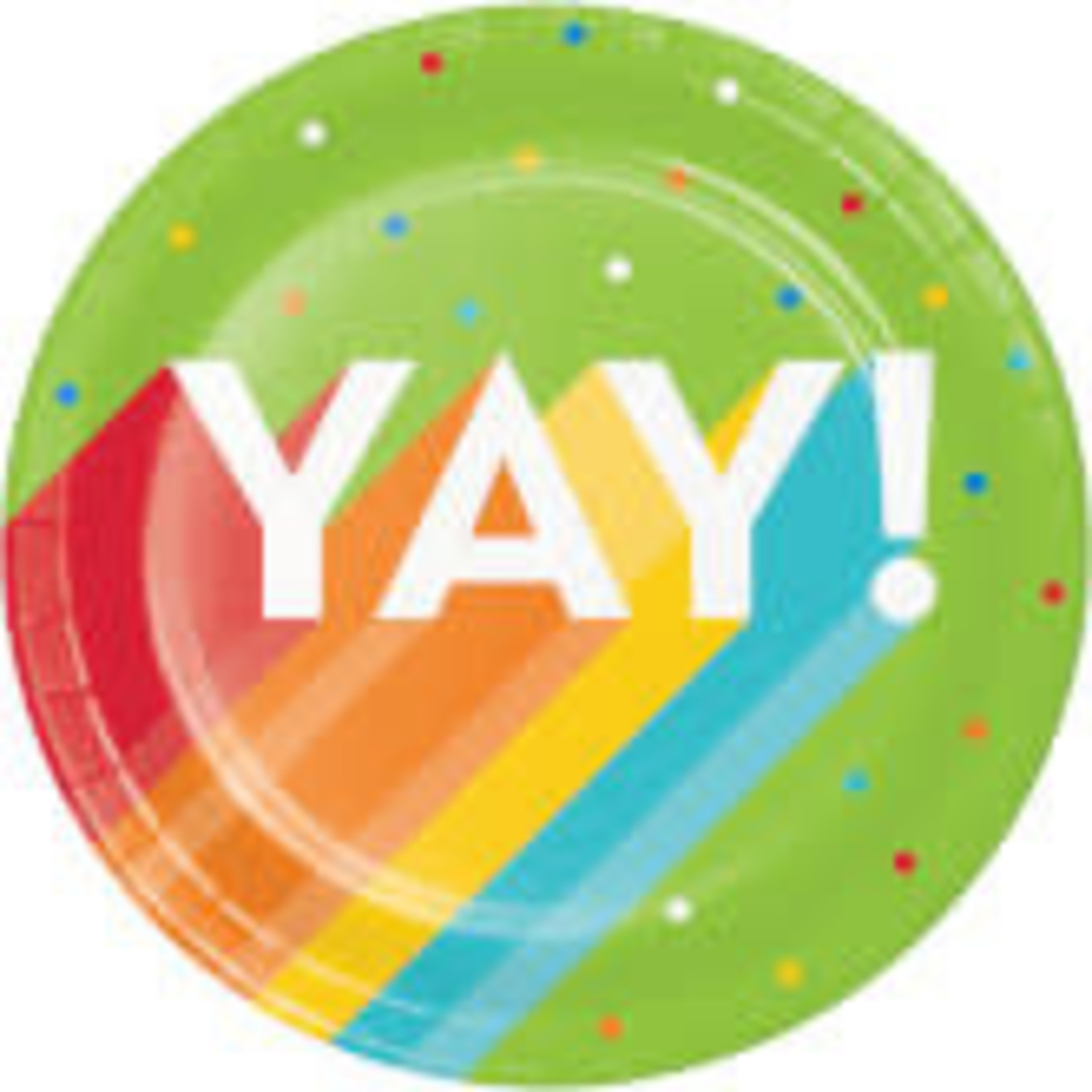 Creative Converting 7" Big Birthday Bash Plates - 8ct.
