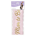 Beistle Pink Mom To Be Lace Sash - 1ct.