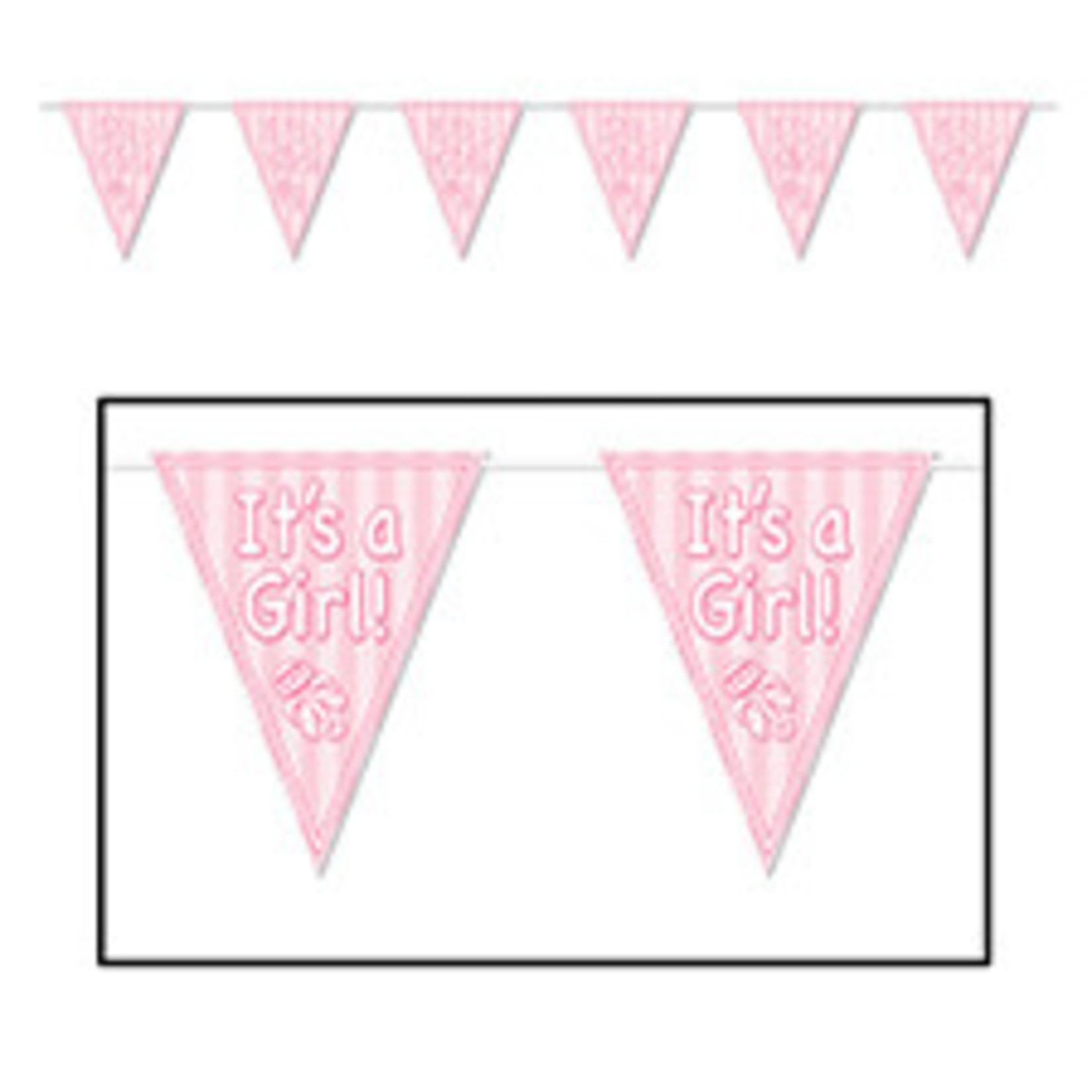 Beistle It's A Girl! Pennant Banner - 12ft.