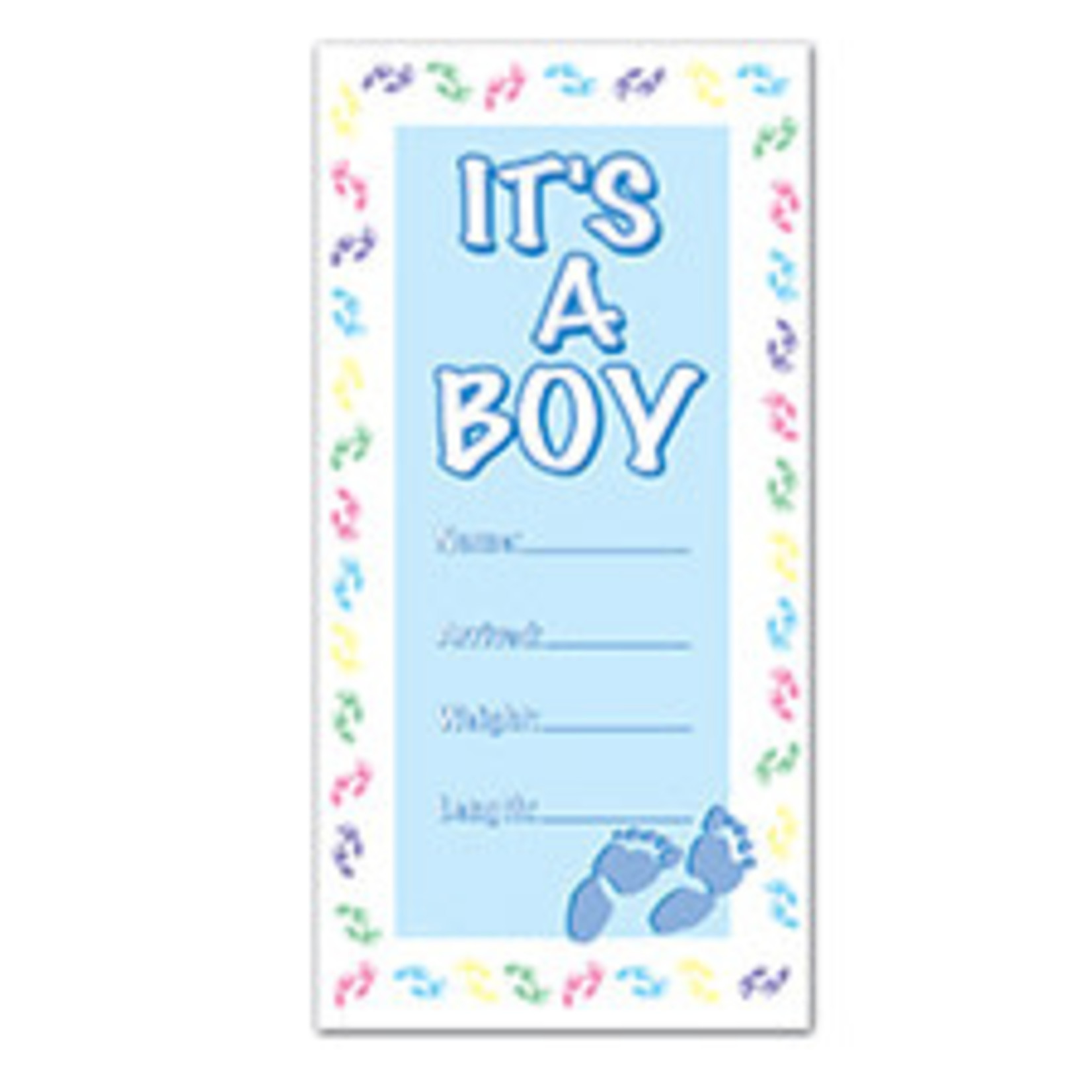 Beistle It's A Boy Door Cover Customizable