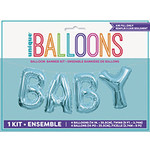 unique Baby Balloon Banner Kit - Air Filled