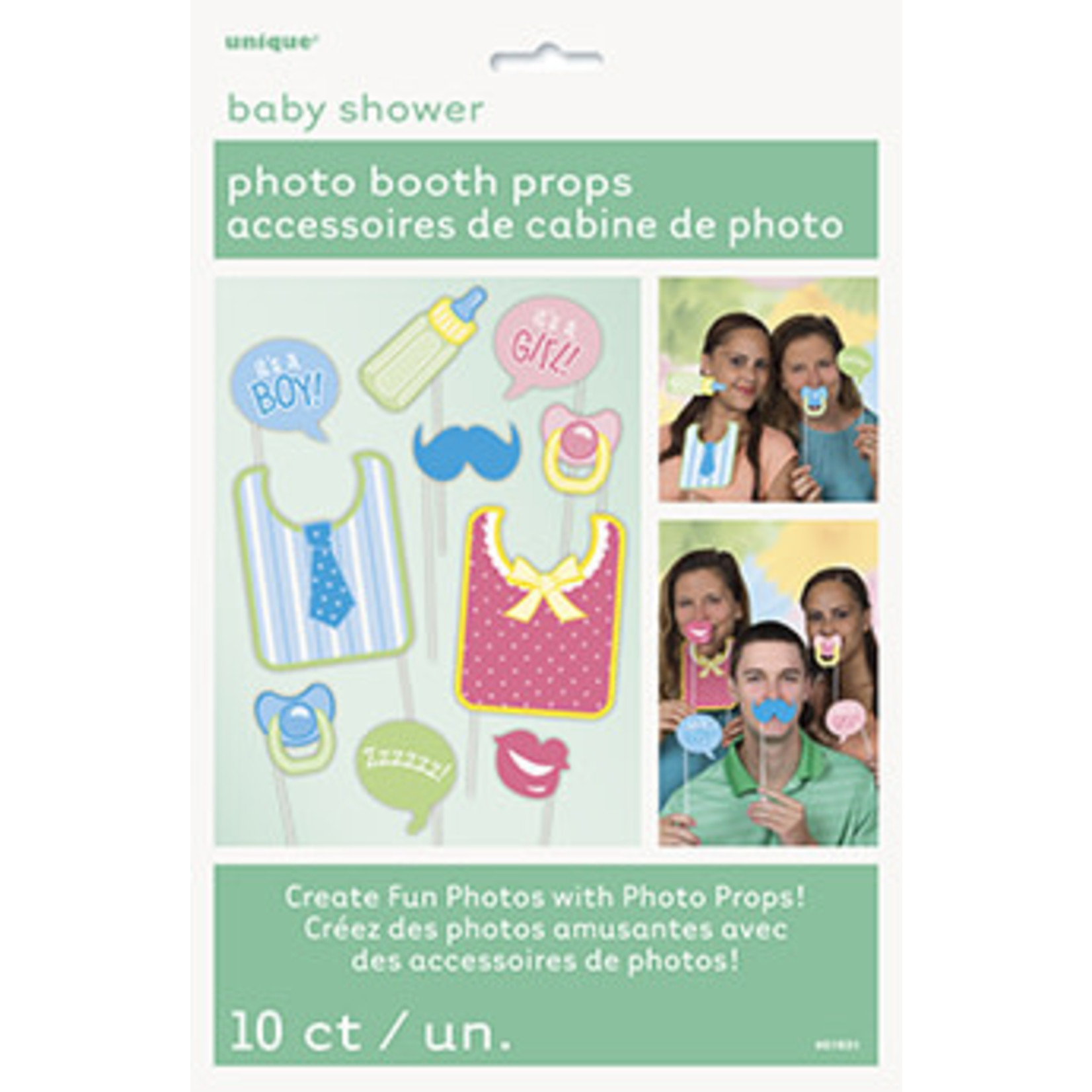 unique Baby Shower Photo Booth Props - 10ct.