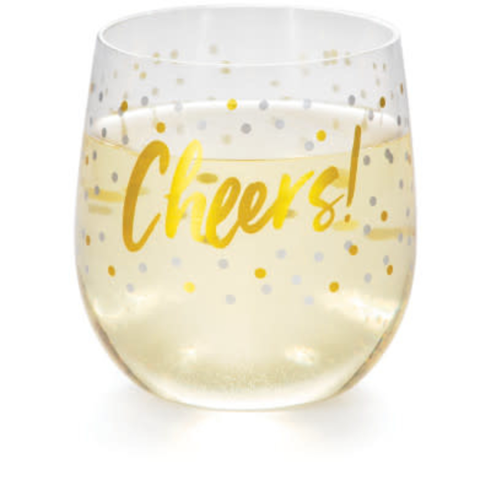 Creative Converting 'Cheers' Stemless 14oz. Wine Cup - 1ct.
