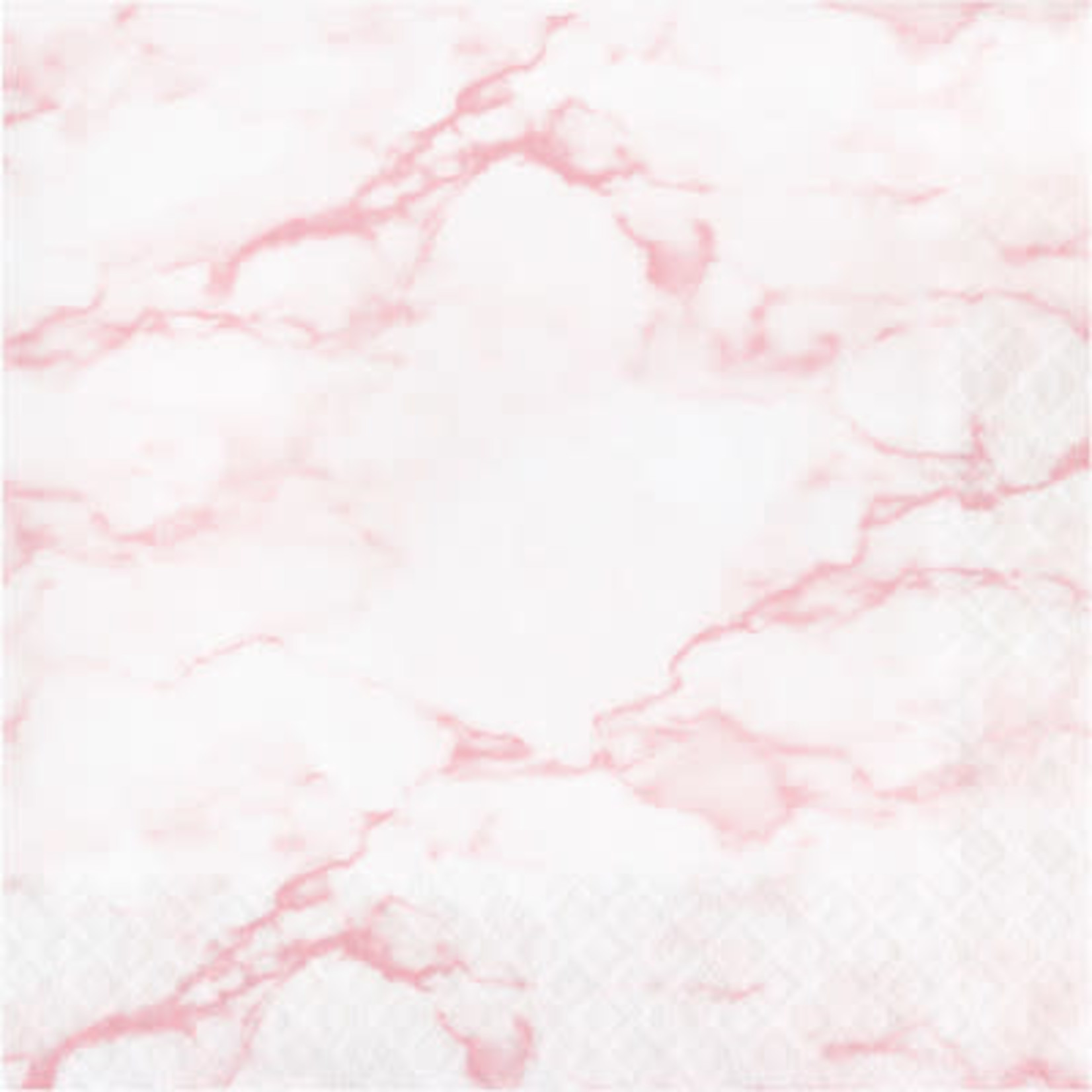 Creative Converting Pink Marble Lun. Napkins - 16ct.