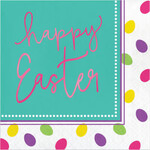 Creative Converting Easter Eggs Foil Lun. Napkins - 16ct.