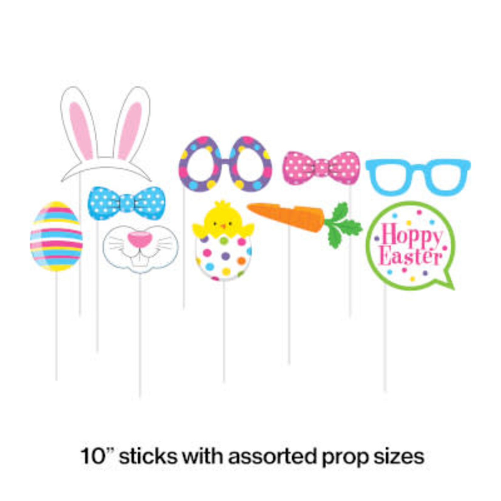 Creative Converting Easter Fun Photo Booth Props - 10ct.
