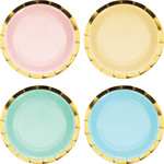 Creative Converting Pastel Celebrations 7" Plates - 8ct.