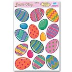 Beistle Color Bright Egg Window Clings
