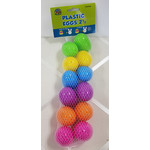 us toy Easter 2.5" Plastic Eggs - 12ct.