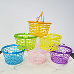 Fun Express Plastic 5" Easter Baskets - Asst. Colors