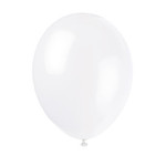 unique 12" Linen White Premium Balloons - 50ct.