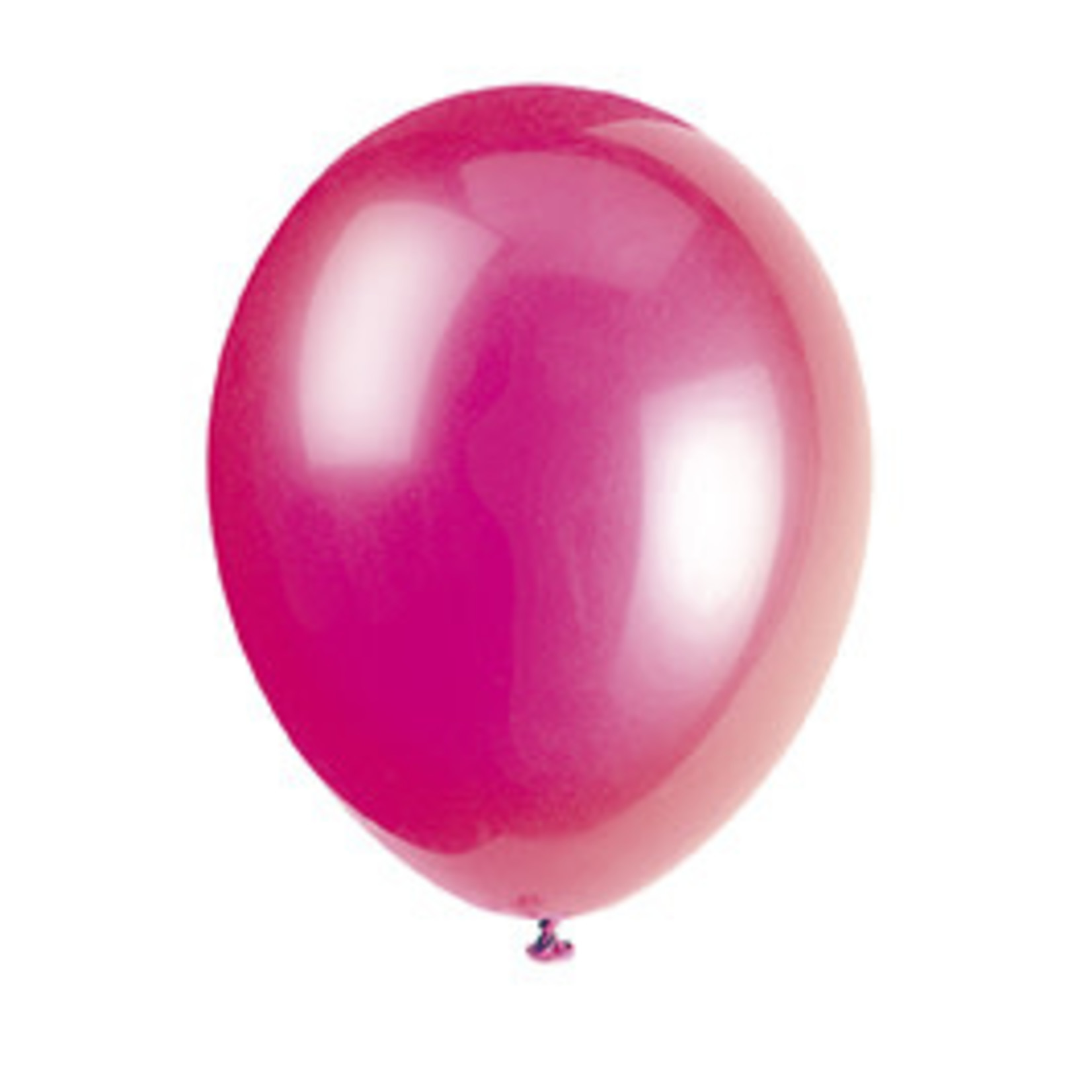 unique 12" Fuchsia Pink Premium Balloons - 50ct.