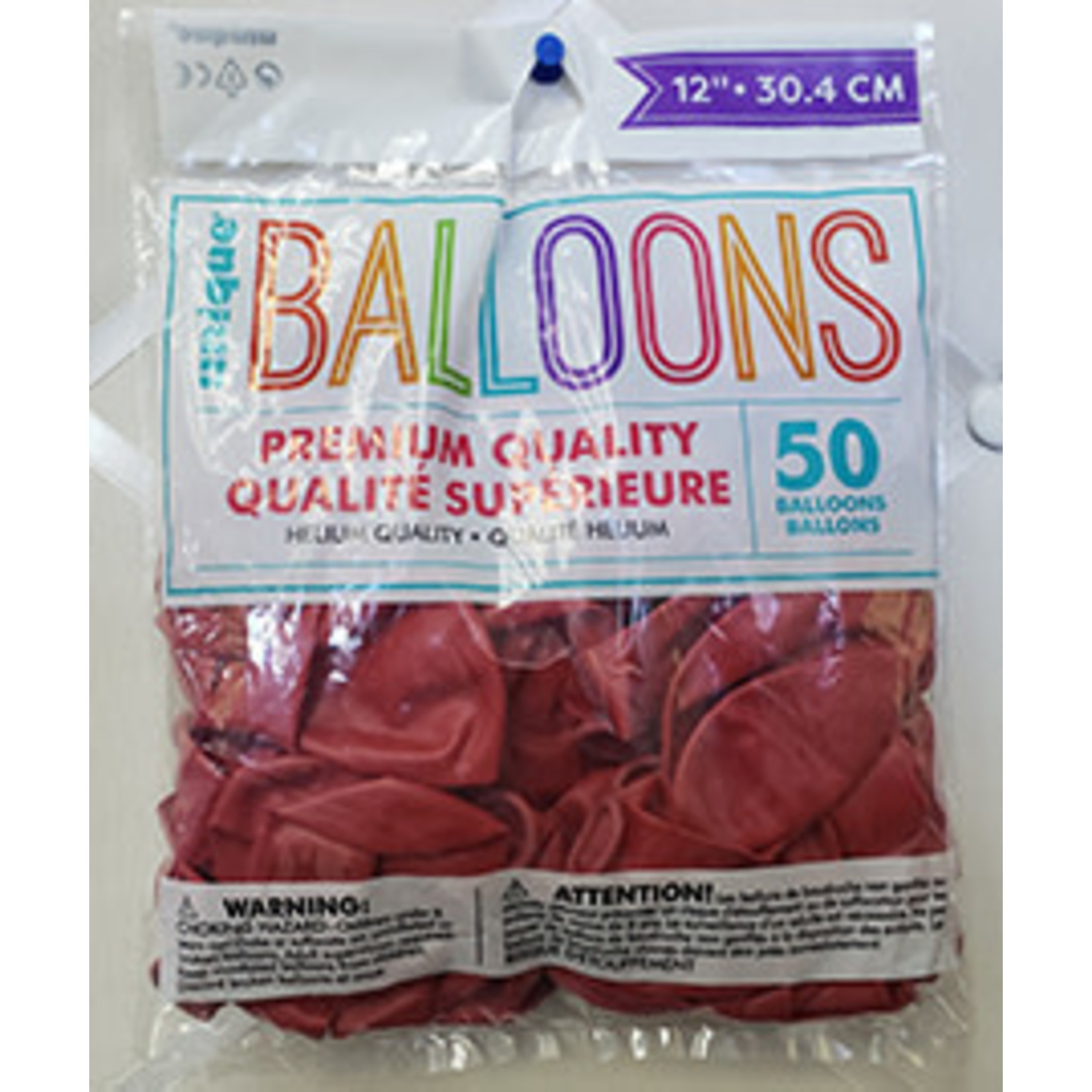 unique 12" Fuchsia Pink Premium Balloons - 50ct.