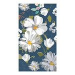 Amscan Navy Daisies Guest Towels - 16ct.