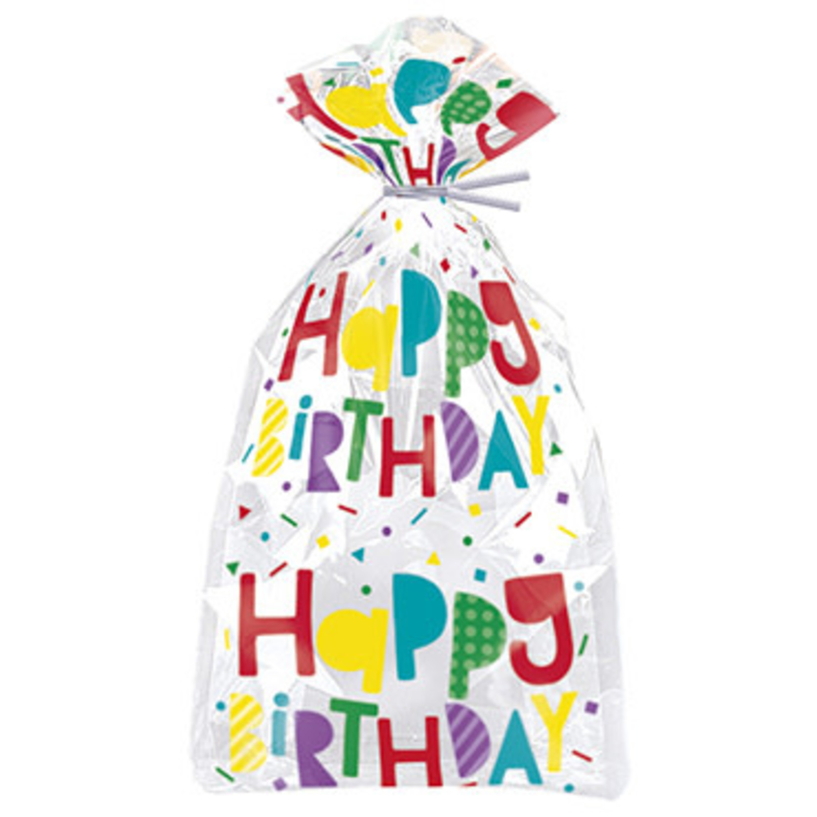 unique Happy Birthday Gift Bags w/ Ties - 20ct.
