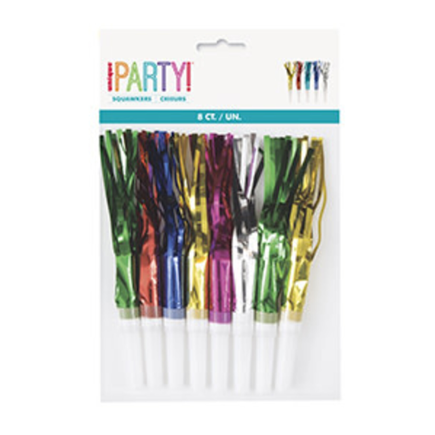 unique Party Squawkers w/ Fringe - 8ct.