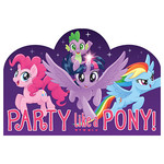 Amscan My Little Pony Invites - 8ct.