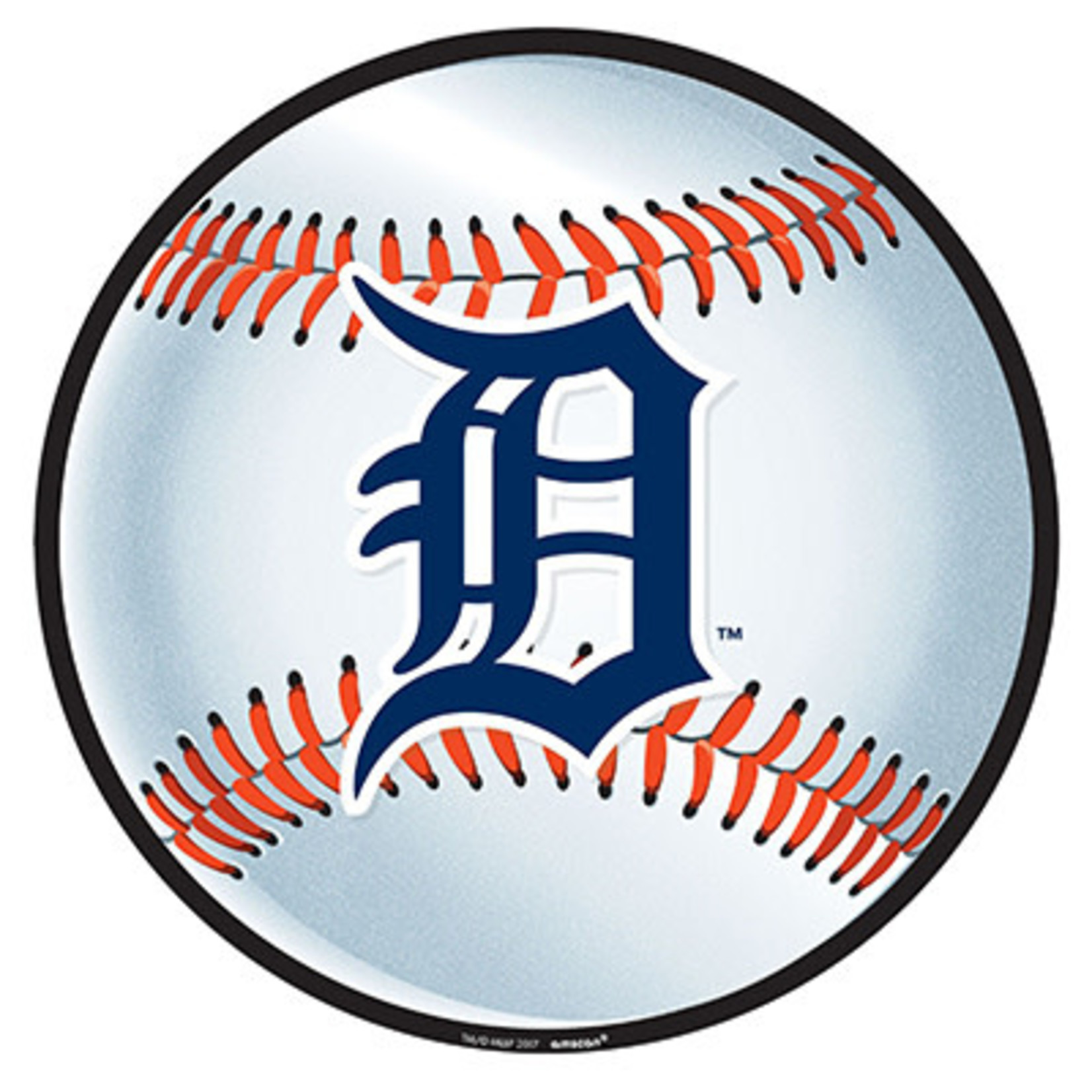 Amscan 12" Detroit Tigers Baseball Cutout - 1ct.