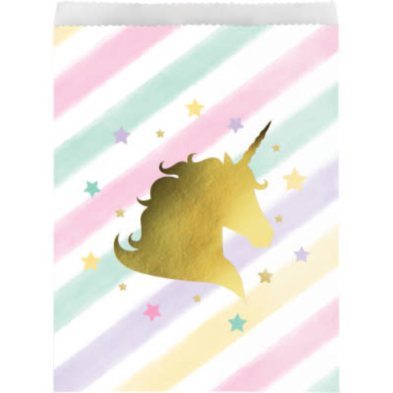 Creative Converting Unicorn Sparkle Treat Bags - 8ct.