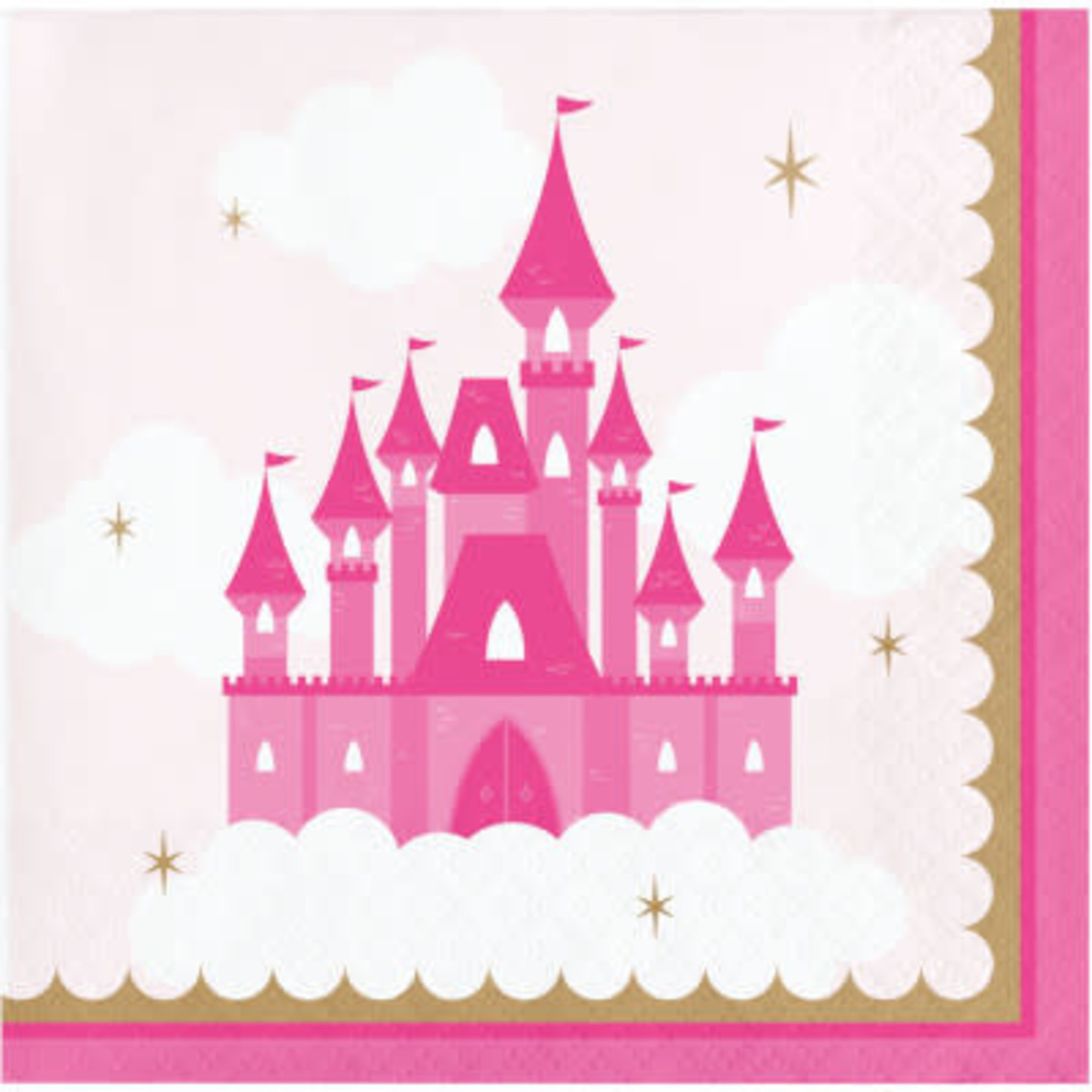 Creative Converting Little Princess Bev. Napkins - 16ct.