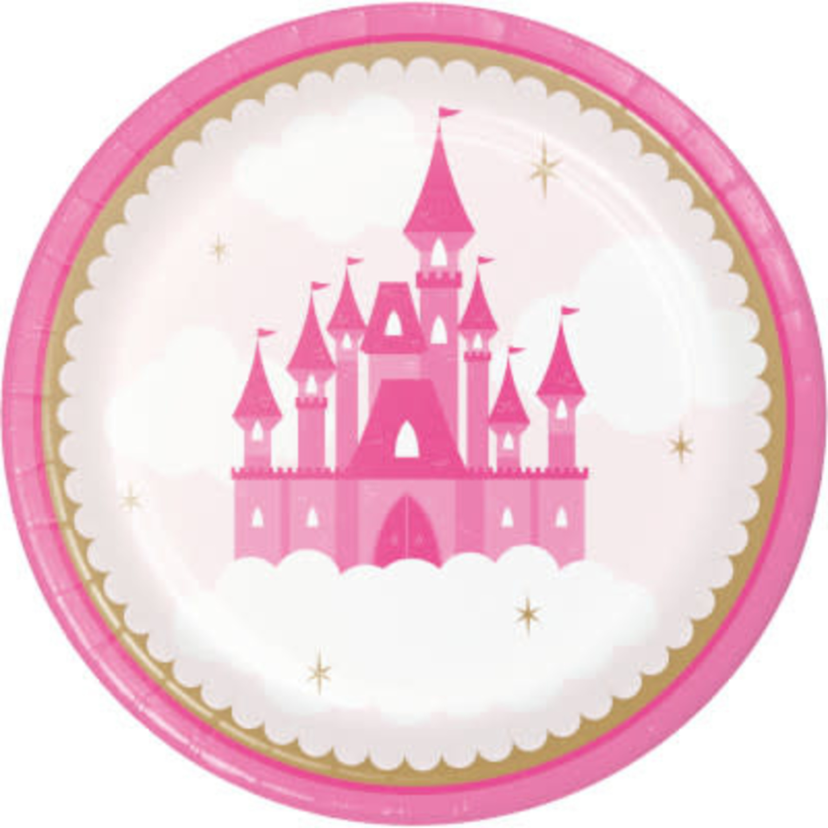 Creative Converting Little Princess 9" Plates - 8ct.