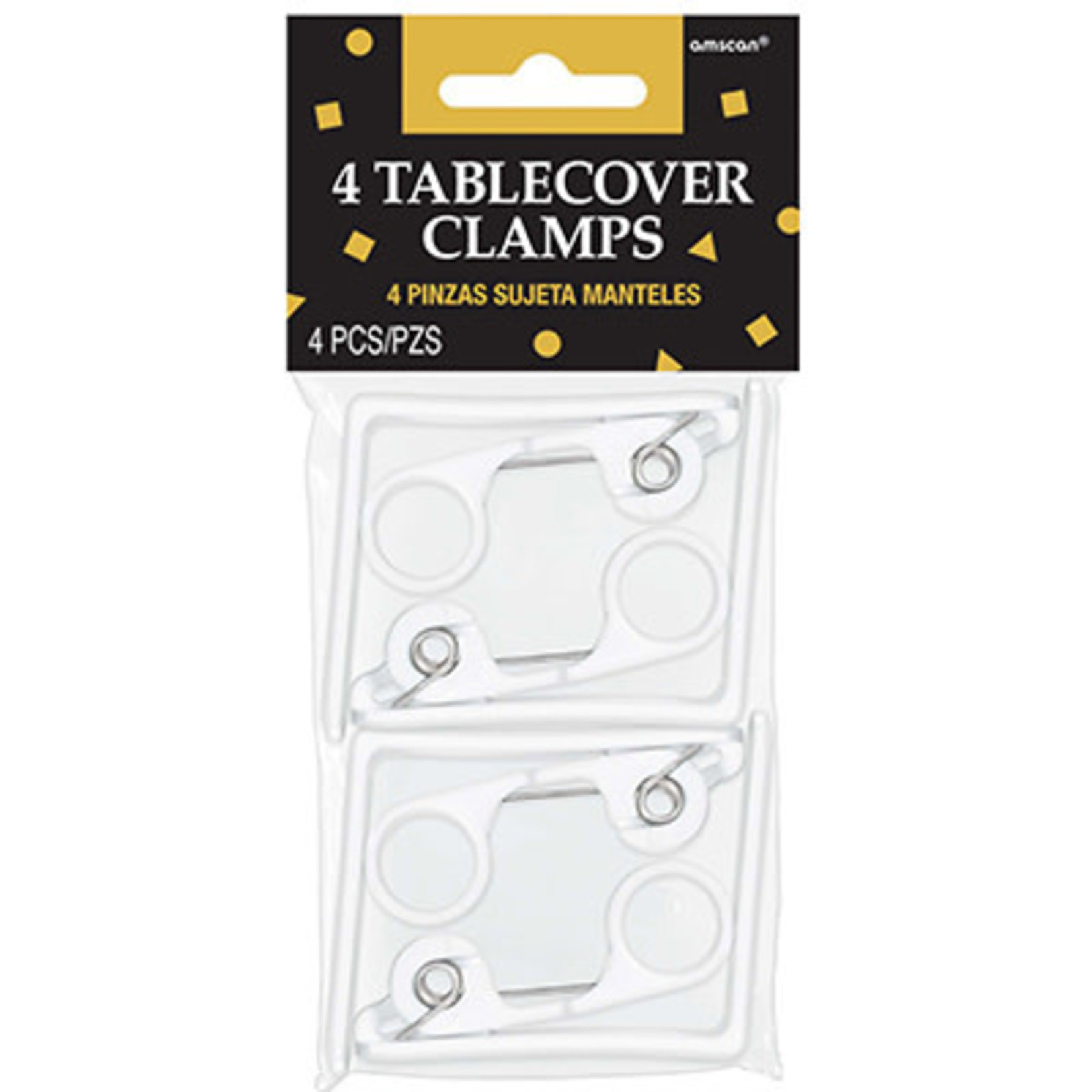 Amscan Table Cover Clamps - 4ct.