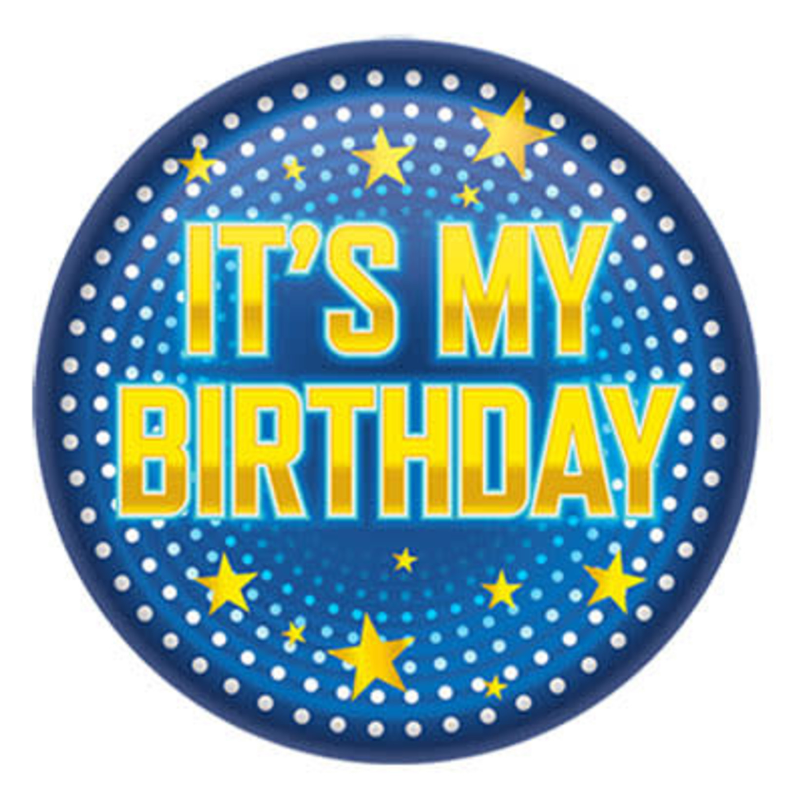 Beistle It's My Birthday! Button - 1ct.