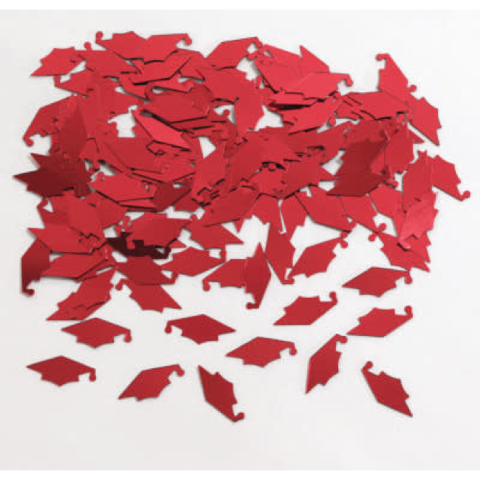 Creative Converting Red Graduation Mortarboard Confetti