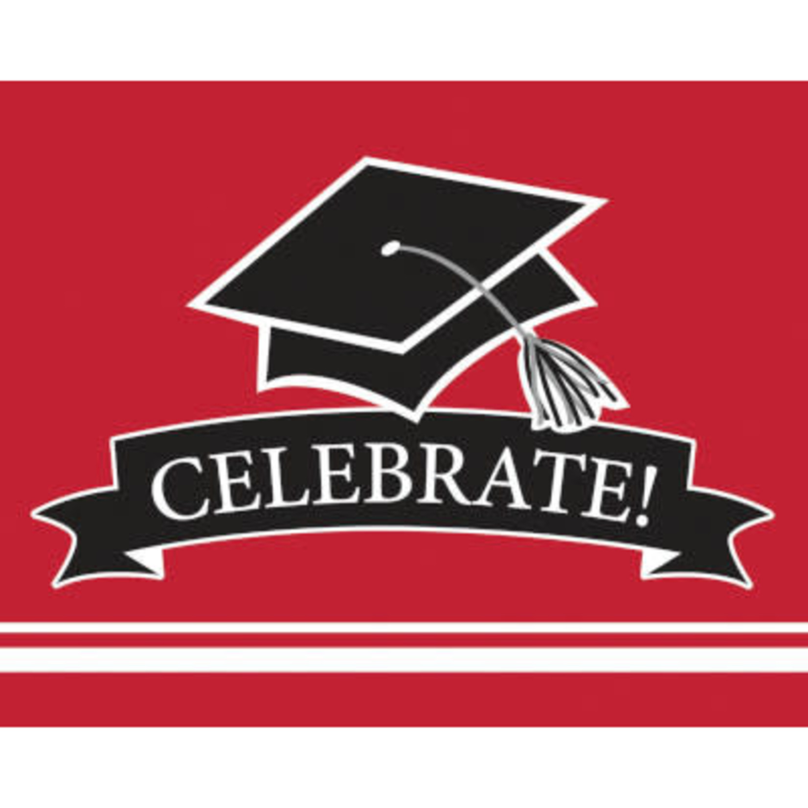 Creative Converting Red Graduation Invites - 25ct.
