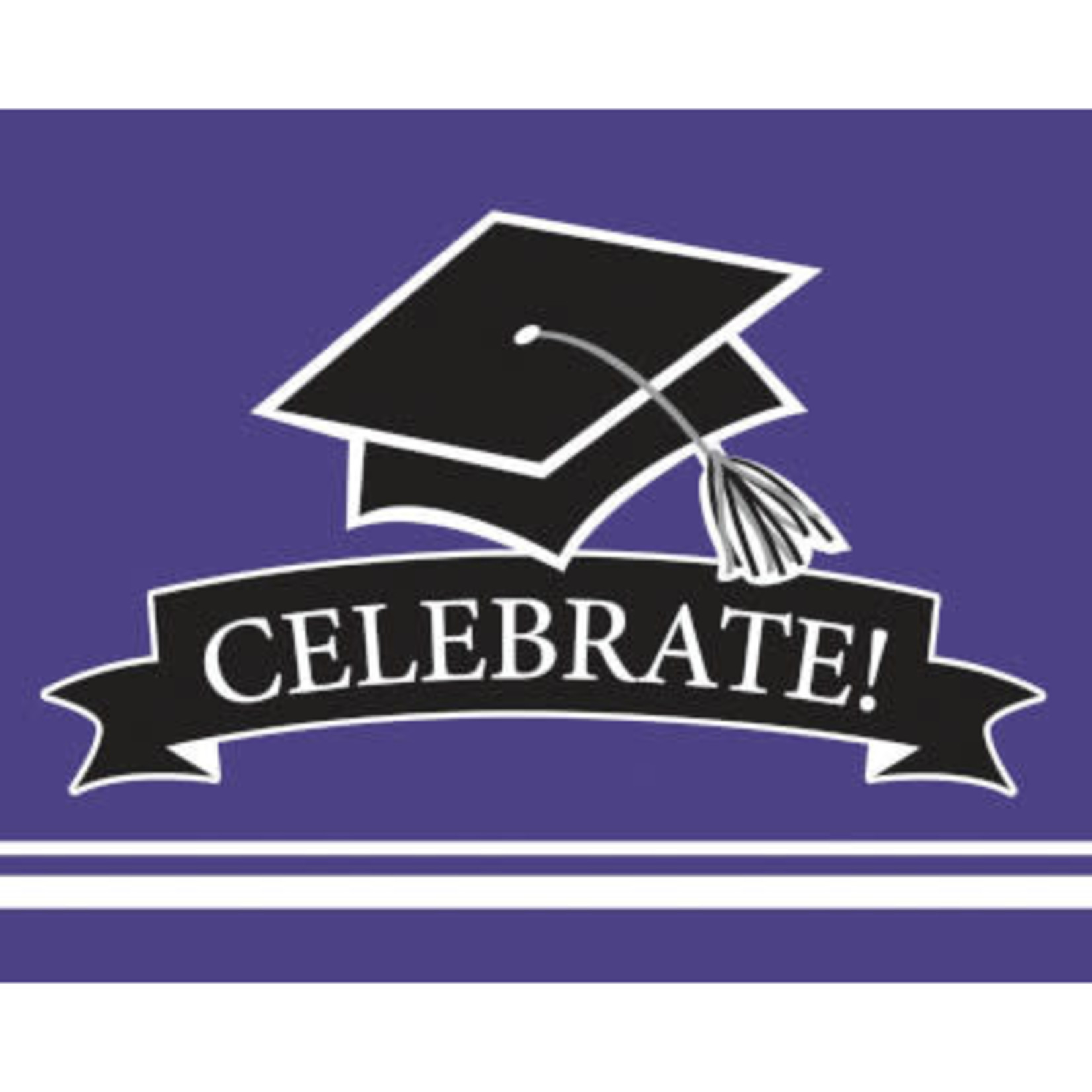 Creative Converting Purple Grad Invites - 25ct.