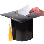 Creative Converting Mortarboard Card Box - 12" x 12"