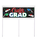 creative converting Giant Congrats Grad Yard Banner - 4ft
