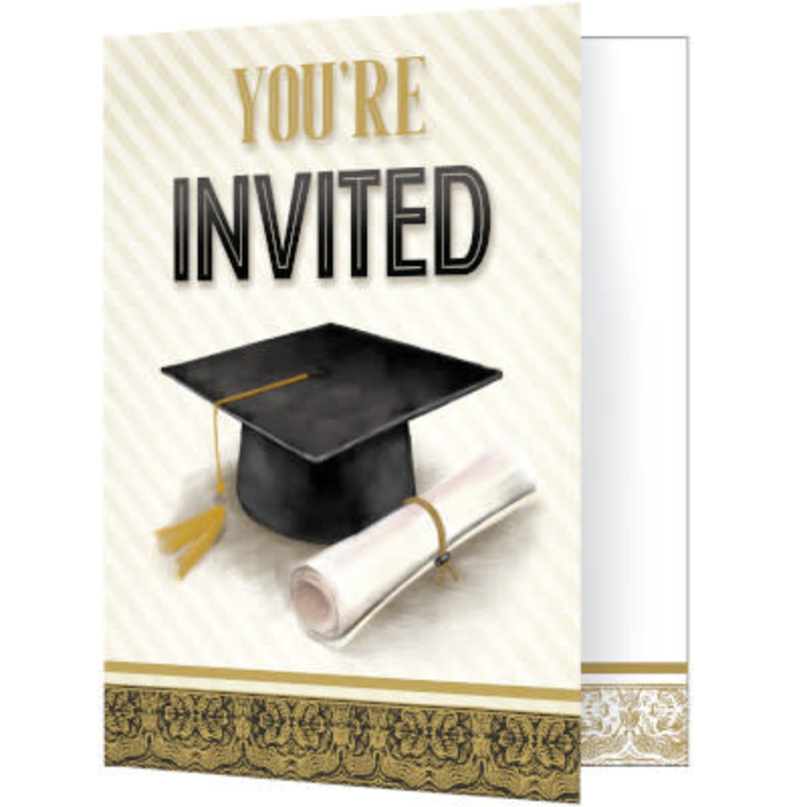 Creative Converting Classic Graduation Invites - 8ct.