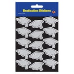 Beistle Silver Grad Cap Stickers -60ct.