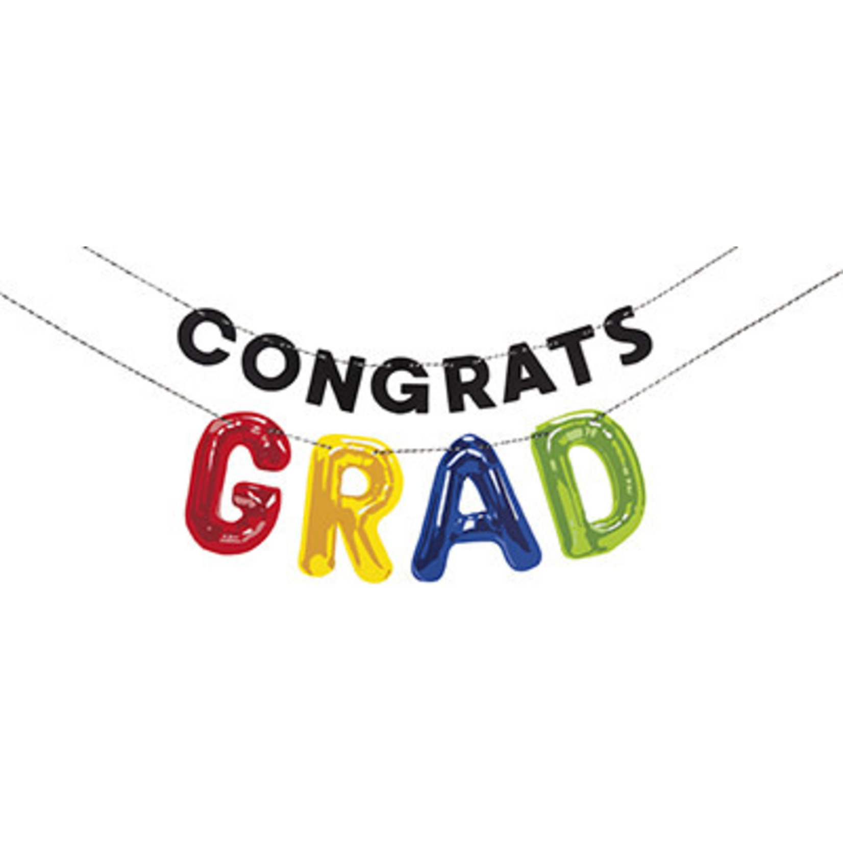 unique Congrats Grad Banner - 6ft.