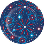 Creative Converting Fireworks 9 "Plates - 8ct.