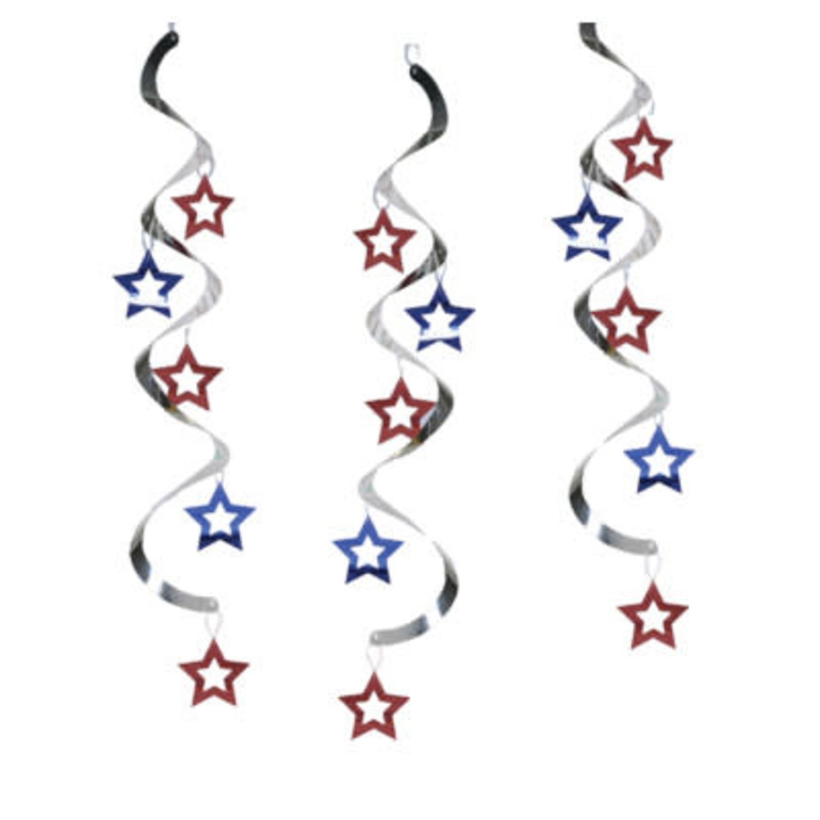 Creative Converting Patriotic Dizzy Danglers - 5ct.