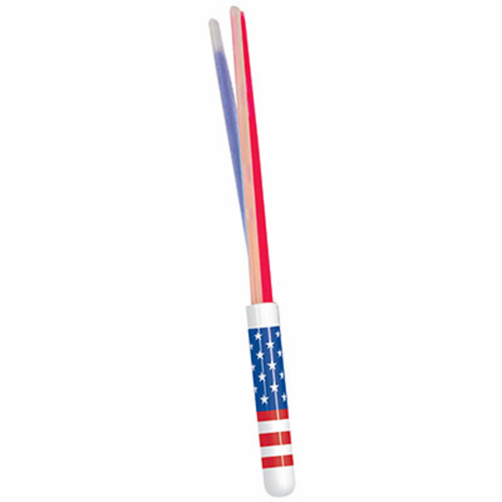 Amscan Patriotic Triple Glow Wands - 3ct.